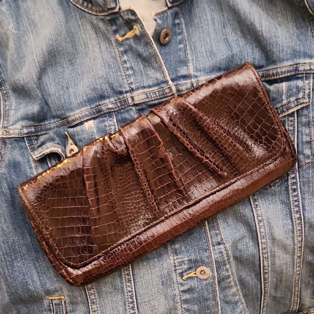 Lauren Merkin Leather Clutch